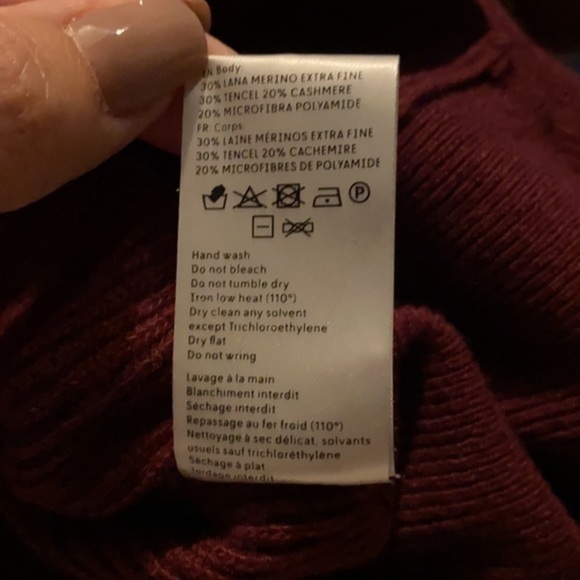 Nanushka Arden Knit Bell Sleeve Crew Neck Sweater - Picture 11 of 11